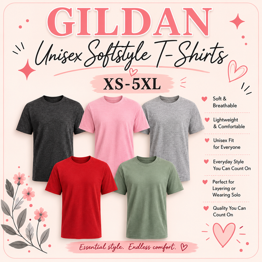 GILDAN UNISEX SOFTSTYLE T-SHIRTS