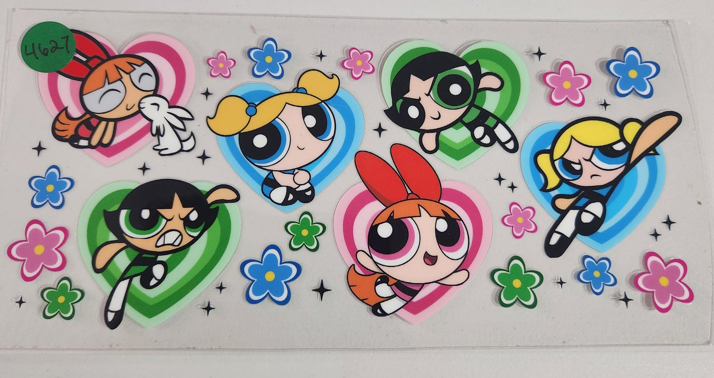 4627 POWERPUFF GIRLS CUP DECAL
