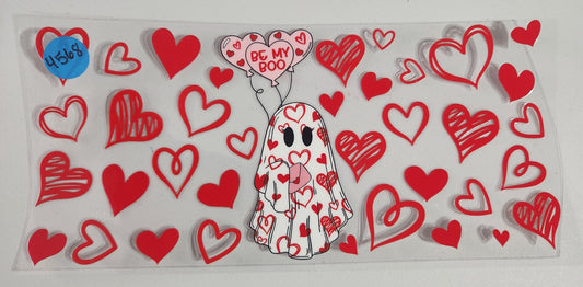 4568 VALENTINE GHOST CUP DECAL