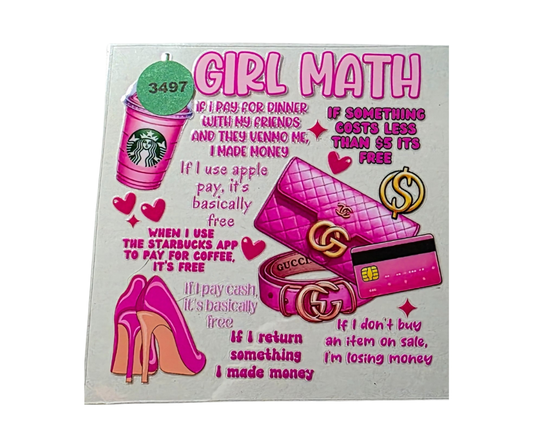 3497 GIRL MATH