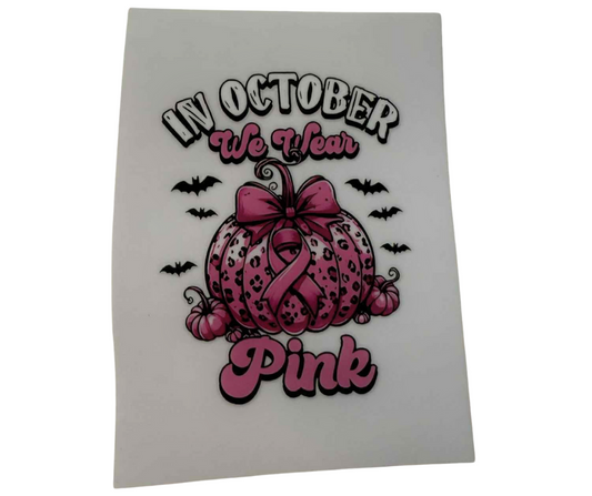 IN OCTOBER WE WEAR PINK PUMPKIN (SINGLE)