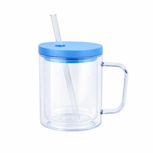 BLUE ACRYLIC COFFEE CUP
