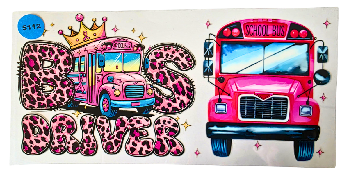 5112 BUS DRIVER CUP DECAL