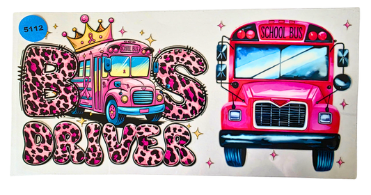 5112 BUS DRIVER CUP DECAL
