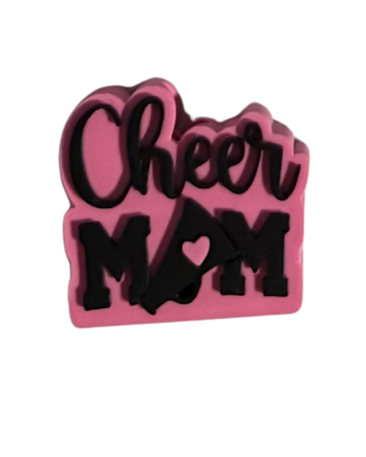 CHEER MOM STRAW TOPPER