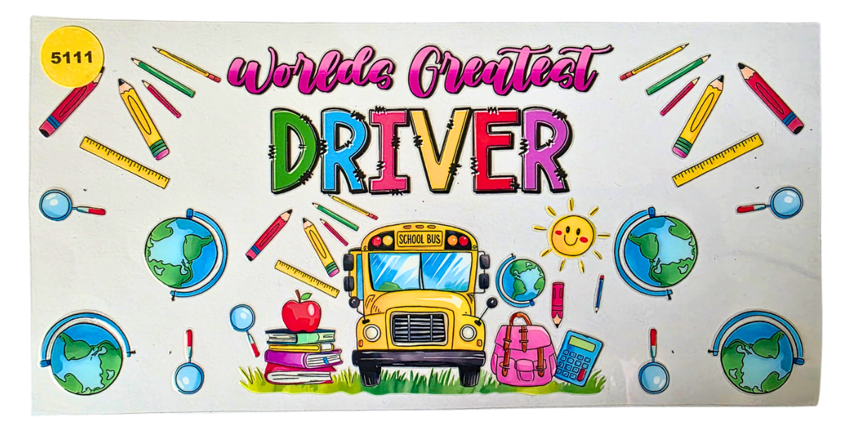 5111 BUS DRIVER CUP DECAL