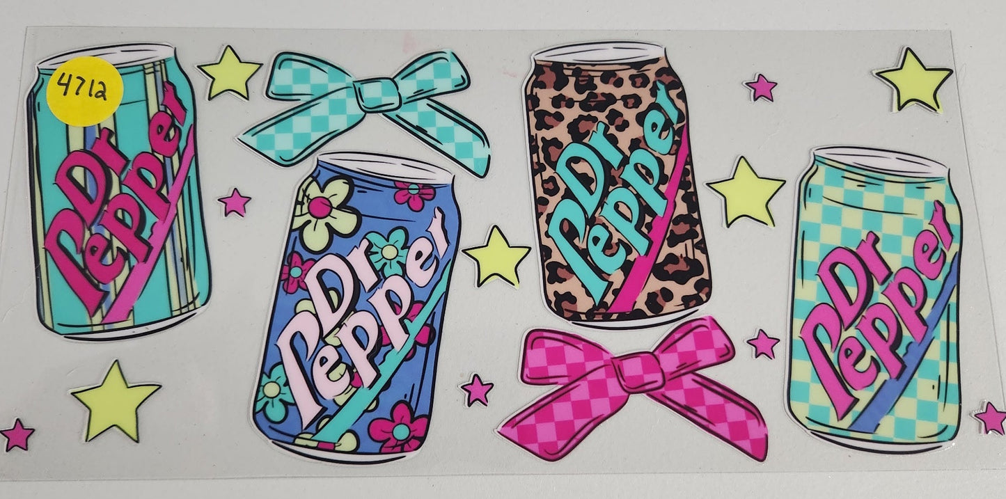 4712 DR PEPPER CUP DECAL