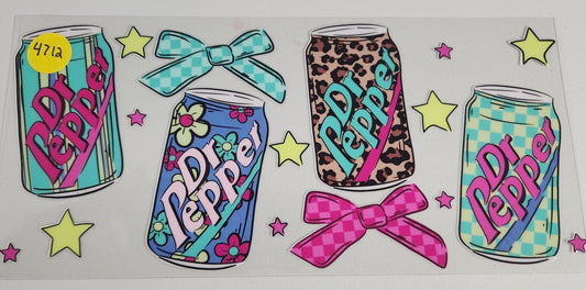 4712 DR PEPPER CUP DECAL