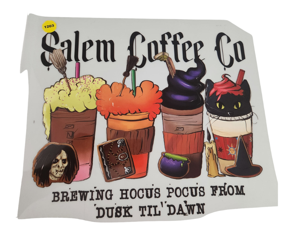 1203 SALEM COFFEE CO. SHIRT TRANSFER