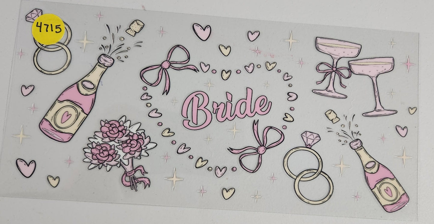 4715 BRIDE CUP DECAL