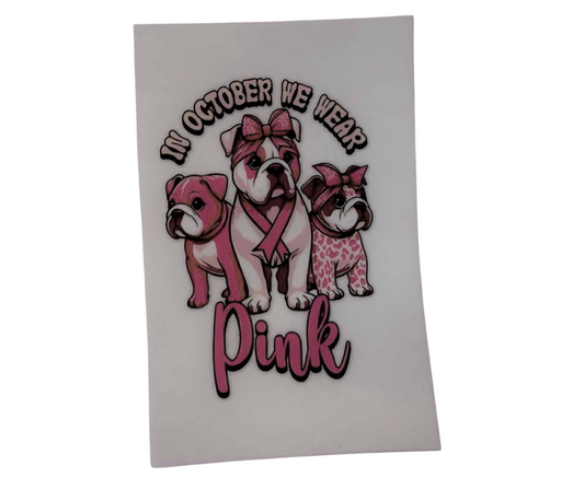 IN OCTOBER WE WEAR PINK DOGS (SINGLE)