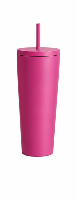 24OZ DARK PINK STAINLESS STEEL