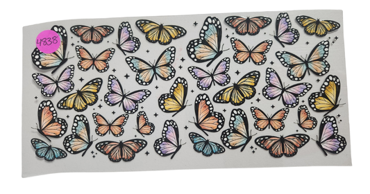 4838 BUTTERFLY CUP DECAL