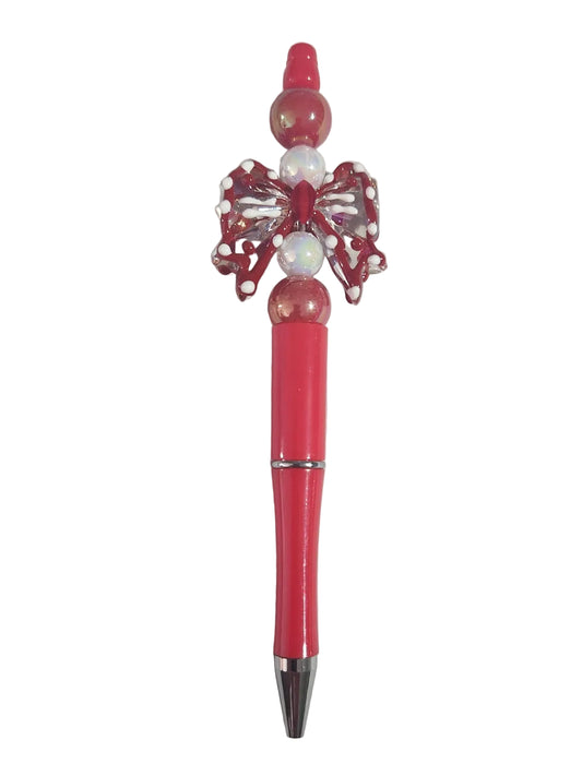 RED PEN WITH RED & WHITE BOW