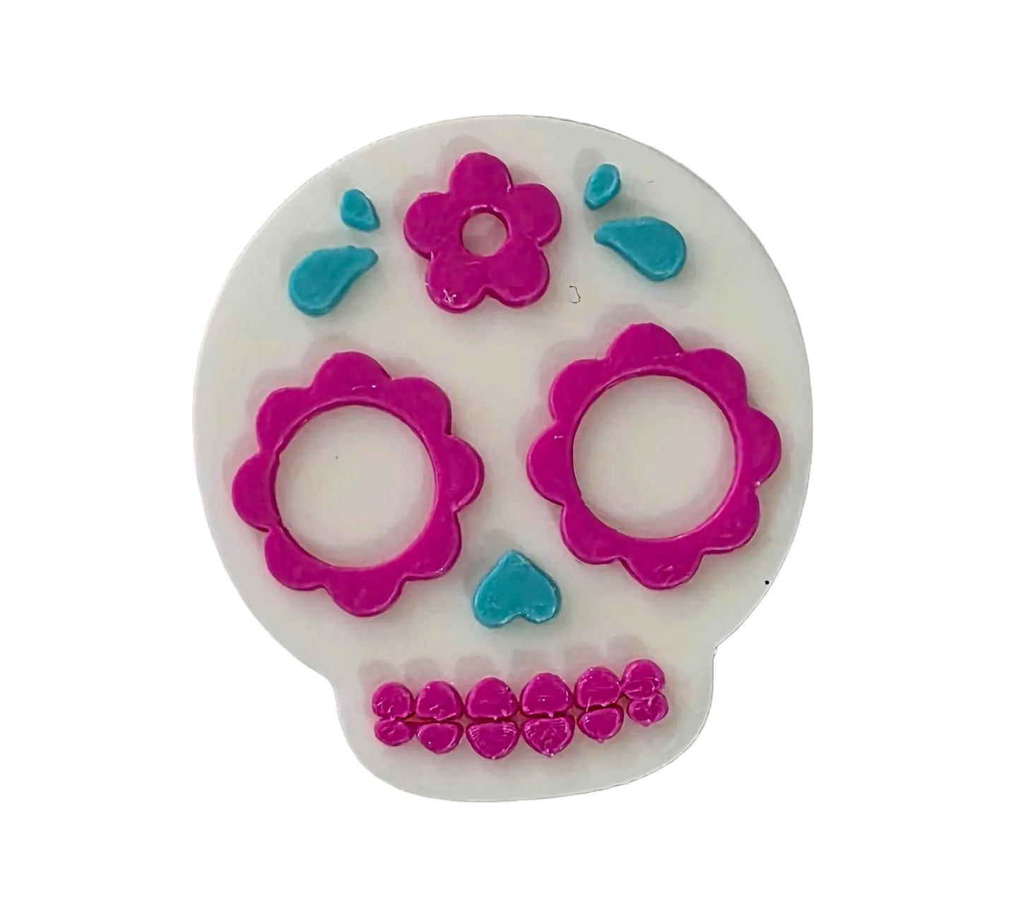 SUGAR SKULL STRAW TOPPER