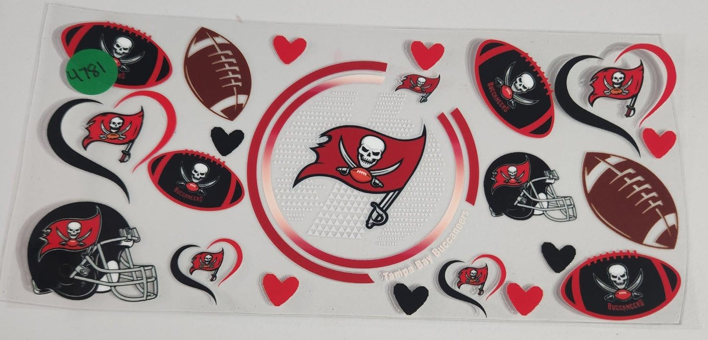 4781 BUCCANEERS CUP DECAL