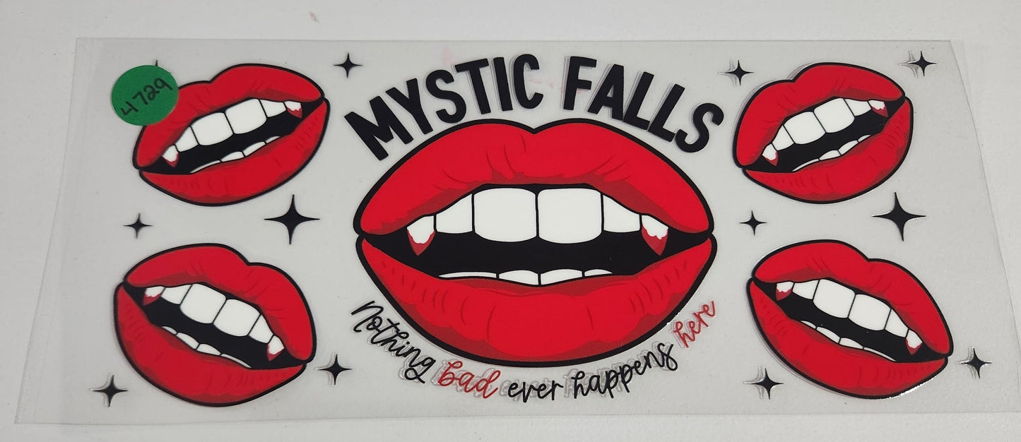 4729 MYSTIC FALLS CUP DECAL