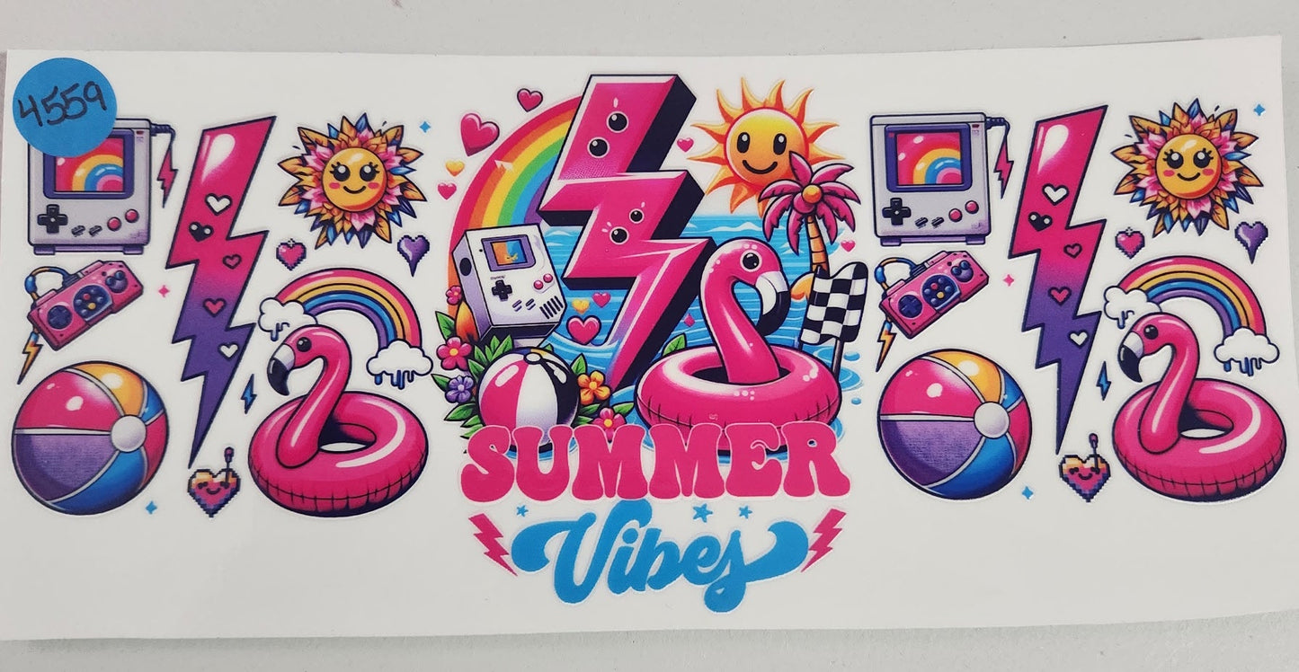 4559 SUMMER VIBES CUP DECAL