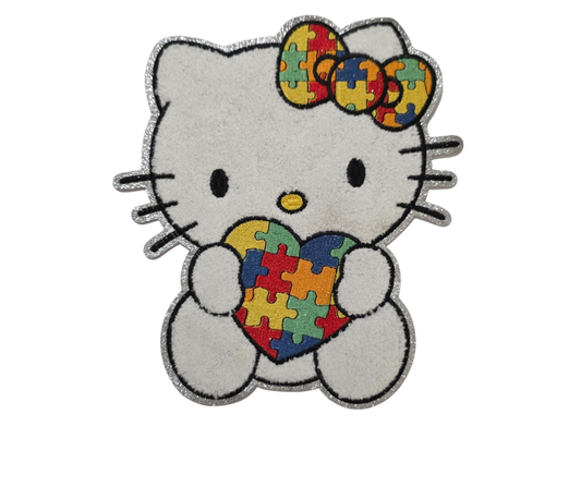 HELLO KITTY AUTISM PUFF TRANSFER