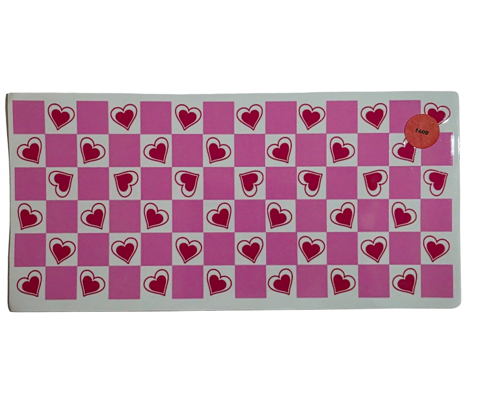 1400 CHECKERED HEARTS