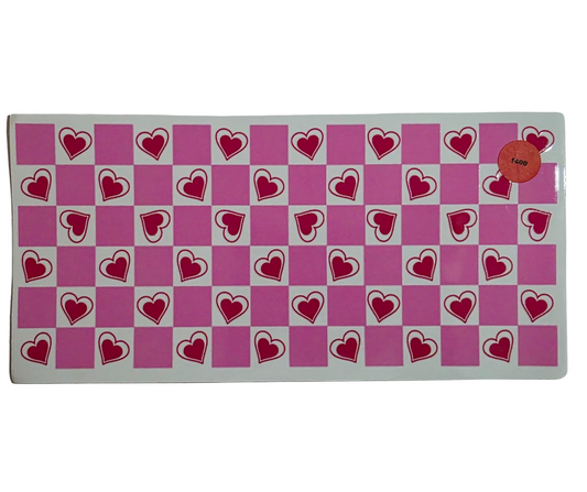 1400 CHECKERED HEARTS