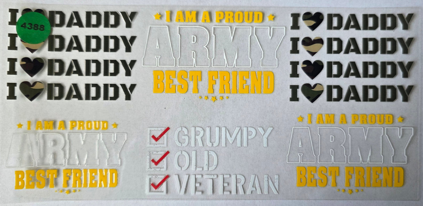 4388 PROUD ARMY BEST FRIEND