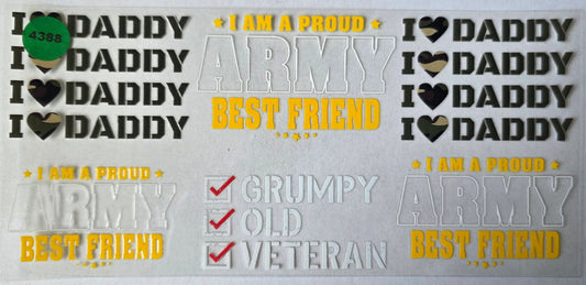 4388 PROUD ARMY BEST FRIEND