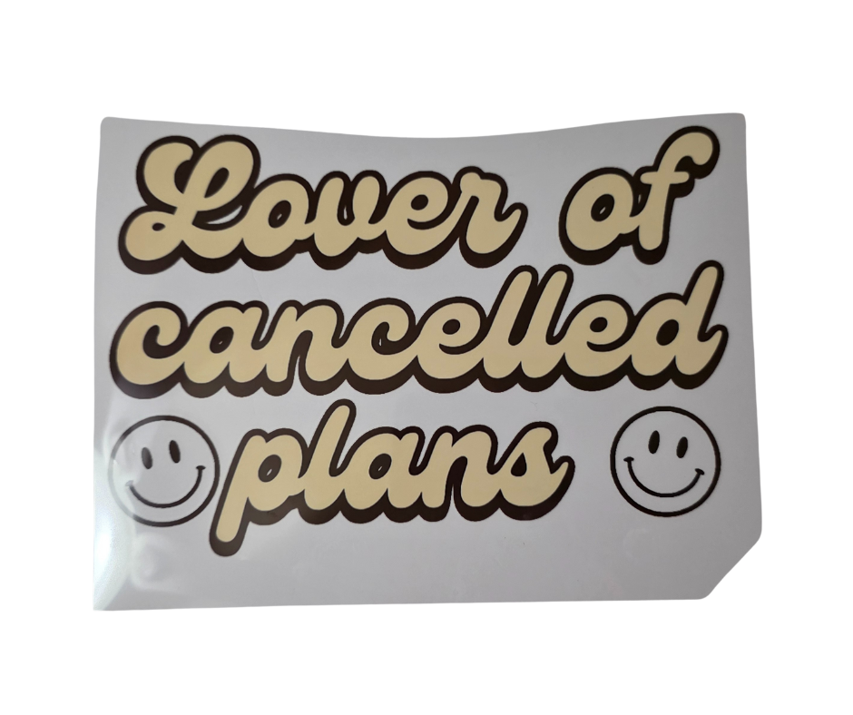 609 LOVER OF CANCELLED PLANS
