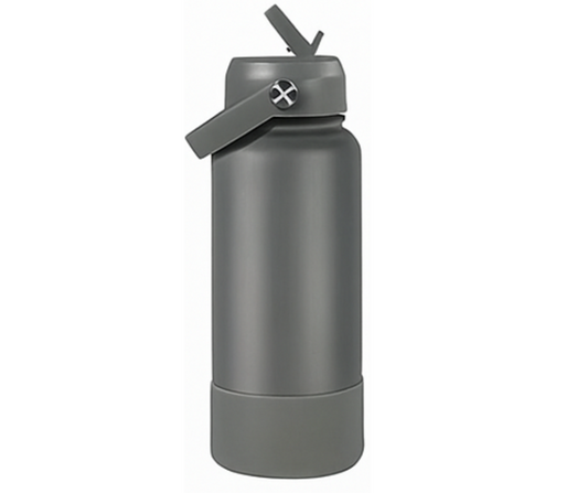 GREY 32oz STAINLESS STEEL LEAK PROOF (DECAL ONLY)