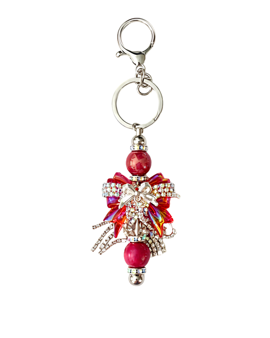 RED BOW KEYCHAIN