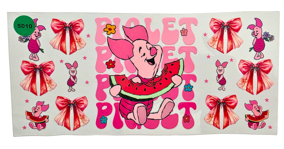 5010 PIGLET CUP DECAL