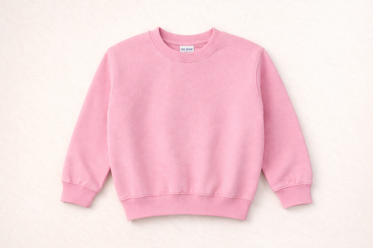 KIDS PINK CREWNECK