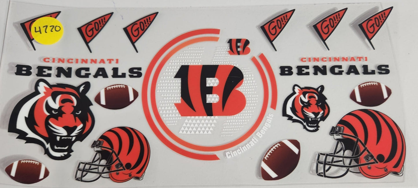 4770 BENGALS CUP DECAL