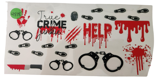 4878 TRUE CRIME CUP DECAL