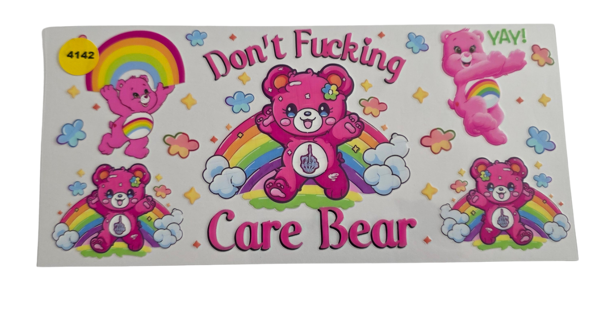 4142 DONT FUCKING CARE BEAR