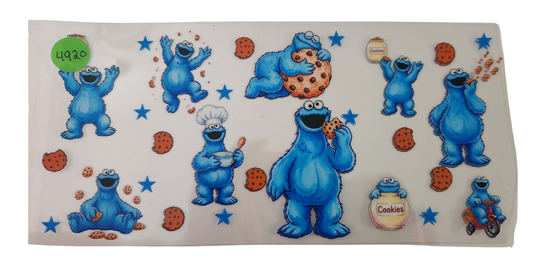 4920 COOKIE MONSTER CUP DECAL
