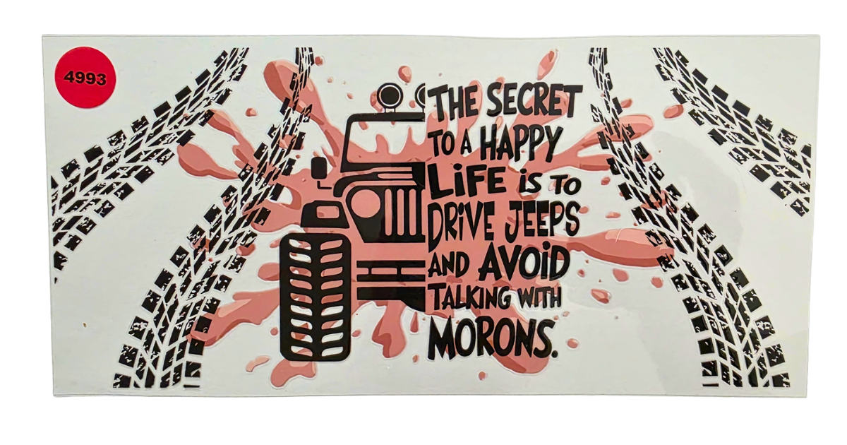 4993 JEEP CUP DECAL