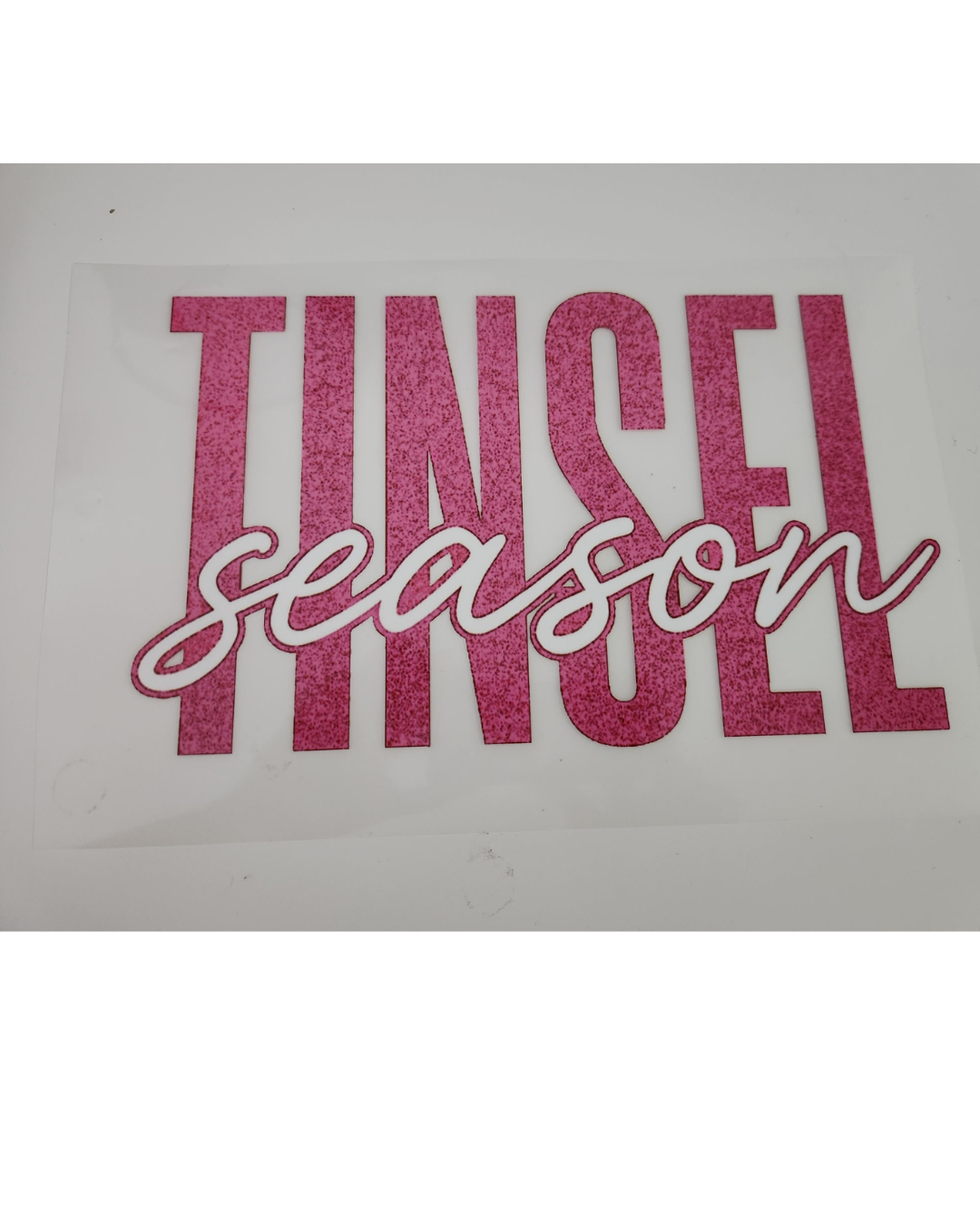 1149 TINSEL SEASON SHIRT TRASNFER