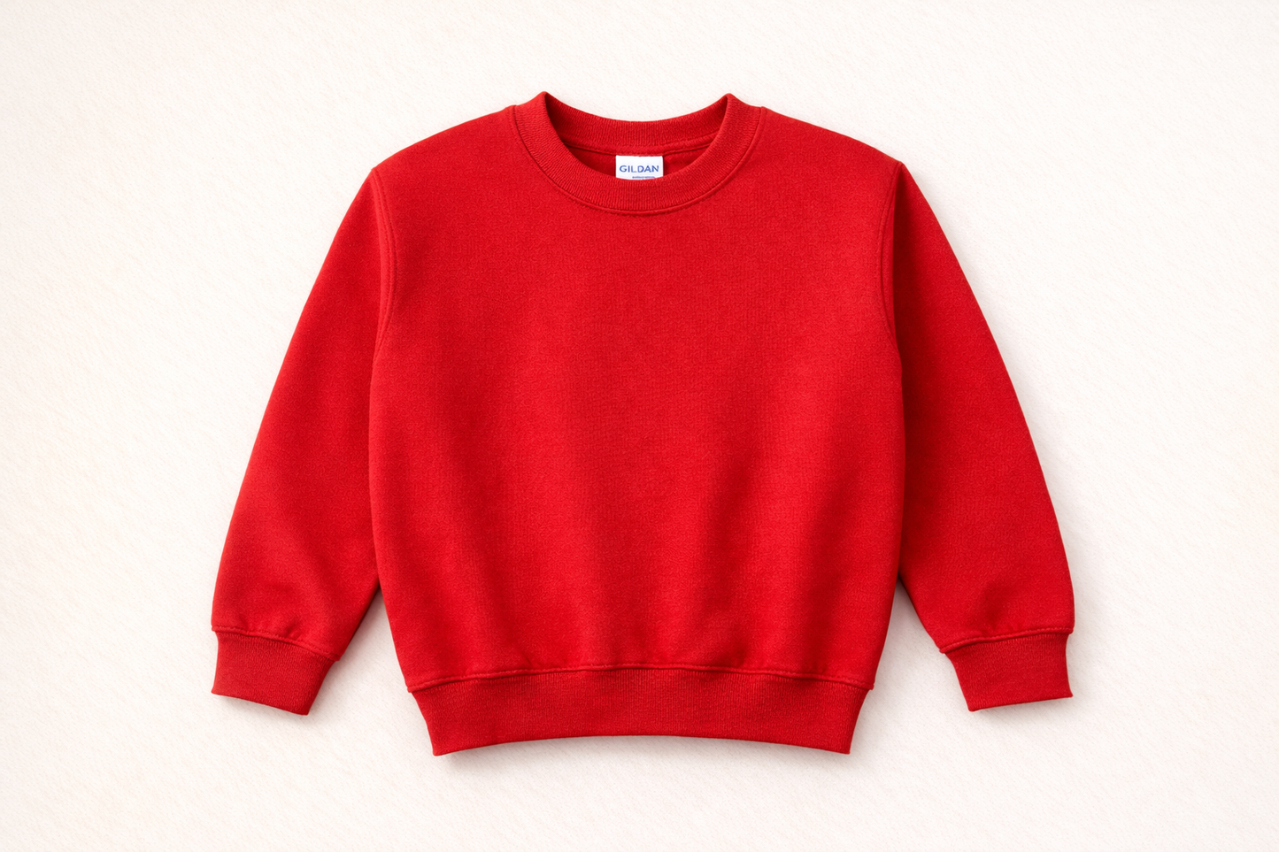 KIDS RED CREWNECK