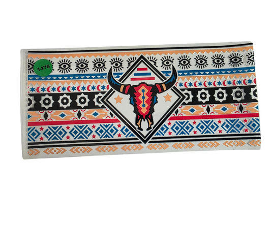 1476 COW SKULL AZTEC