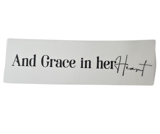 GRACE IN HER HEART TRANSFER