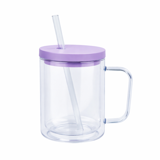 PURPLE ACRYLIC COFFEE CUP