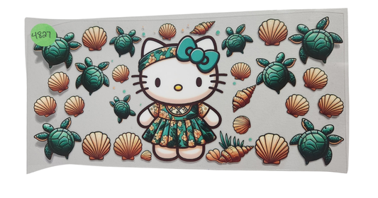 4827 HELLO KITTY CUP DECAL
