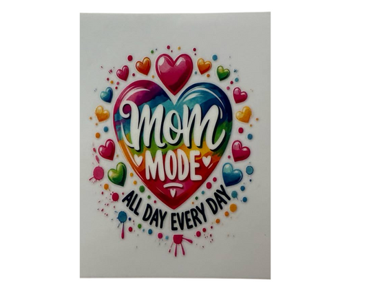MOM MODE RAINBOW HEART (SINGLE)