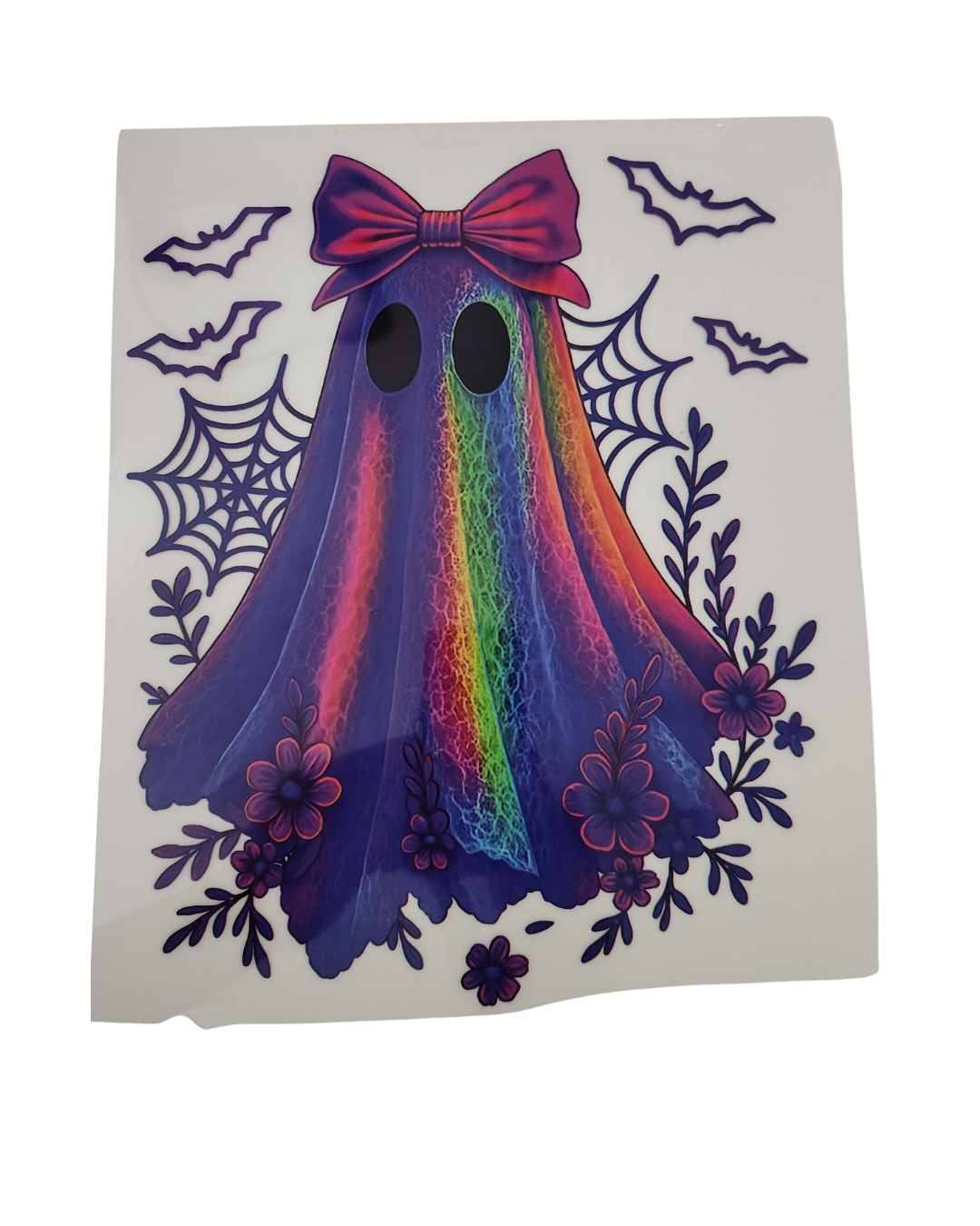 1134 RAINBOW GHOST SHIRT TRANSFER