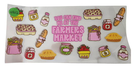 4902 FARMERS MARKET CUP DECAL