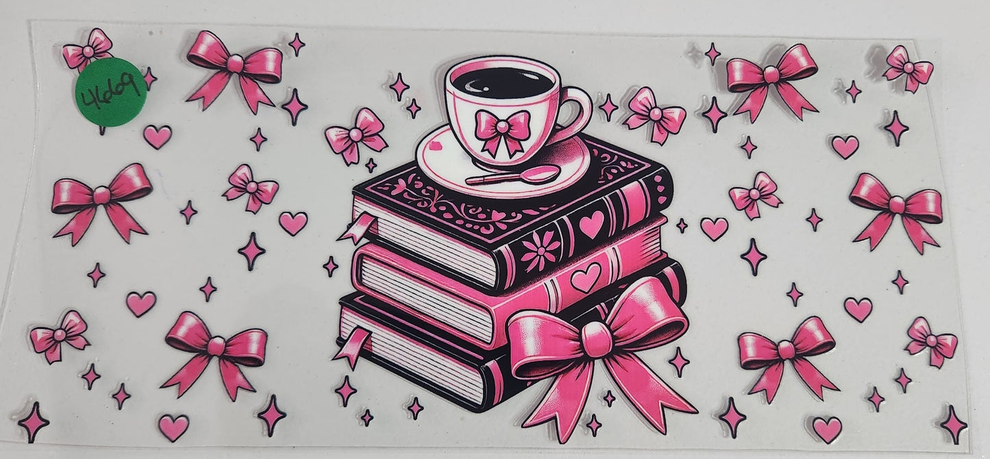 4669 BOOK CUP DECAL