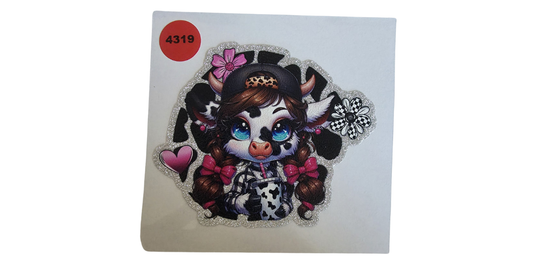 4319 HIGHLAND COW GLITTER (SMALL)
