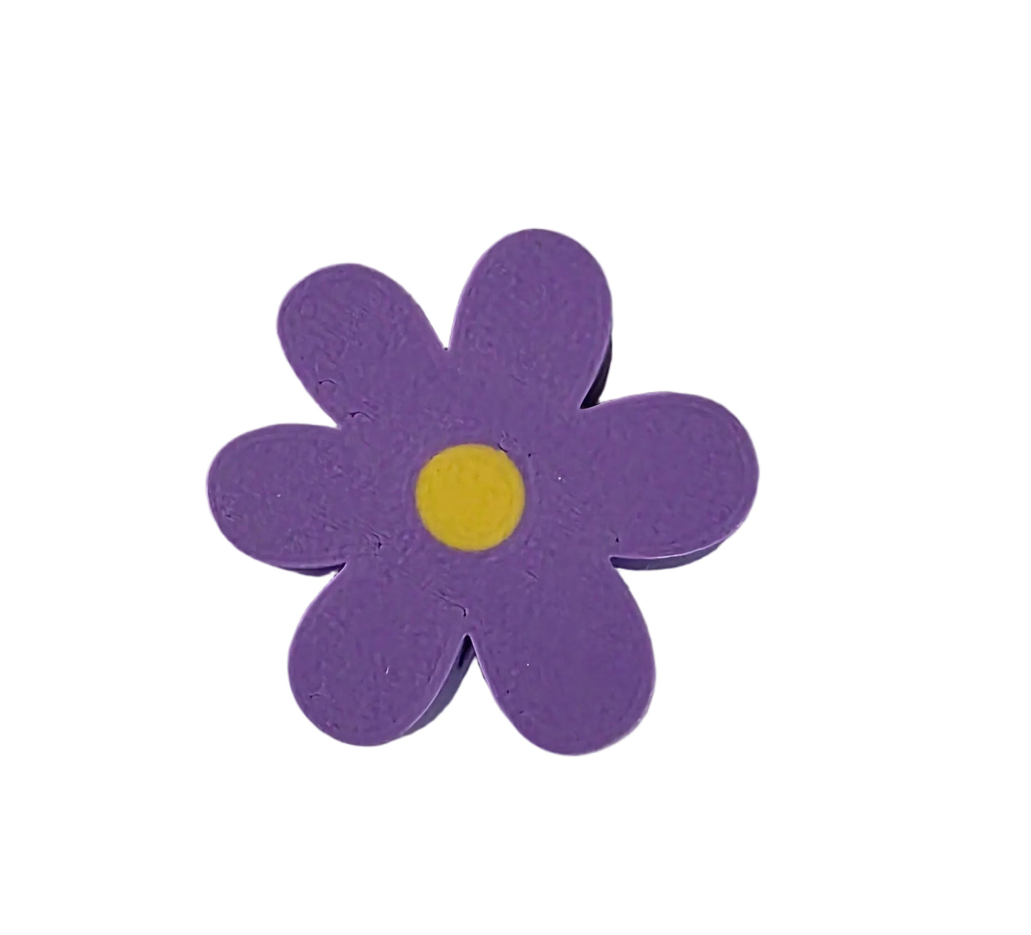 PURPLE FLOWER STRAW TOPPER