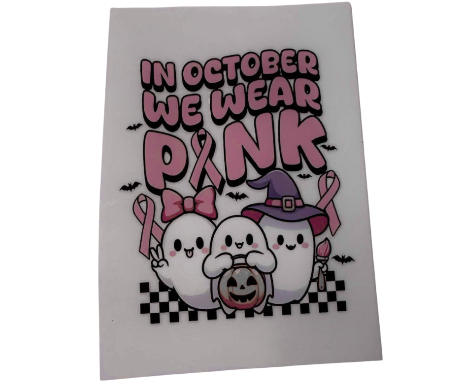 IN OCTOBER WE WEAR PINK LITTLE GHOSTS (SINGLE)